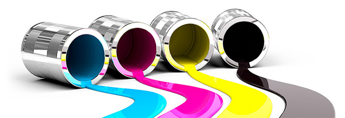 various colors printindustry
